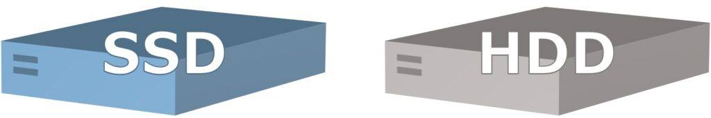 HDDとSDD